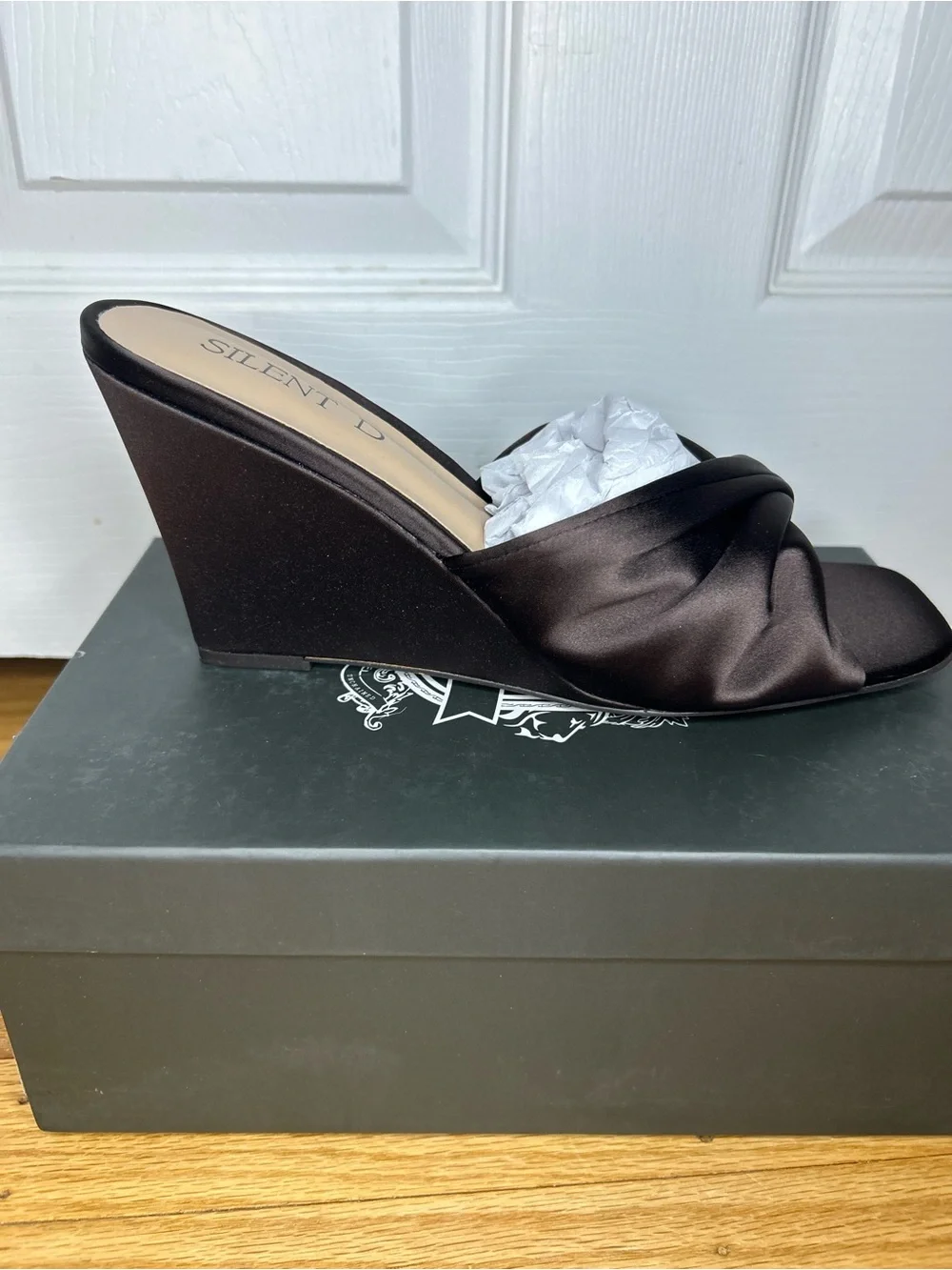 Silent D Katia Wedges Satin
